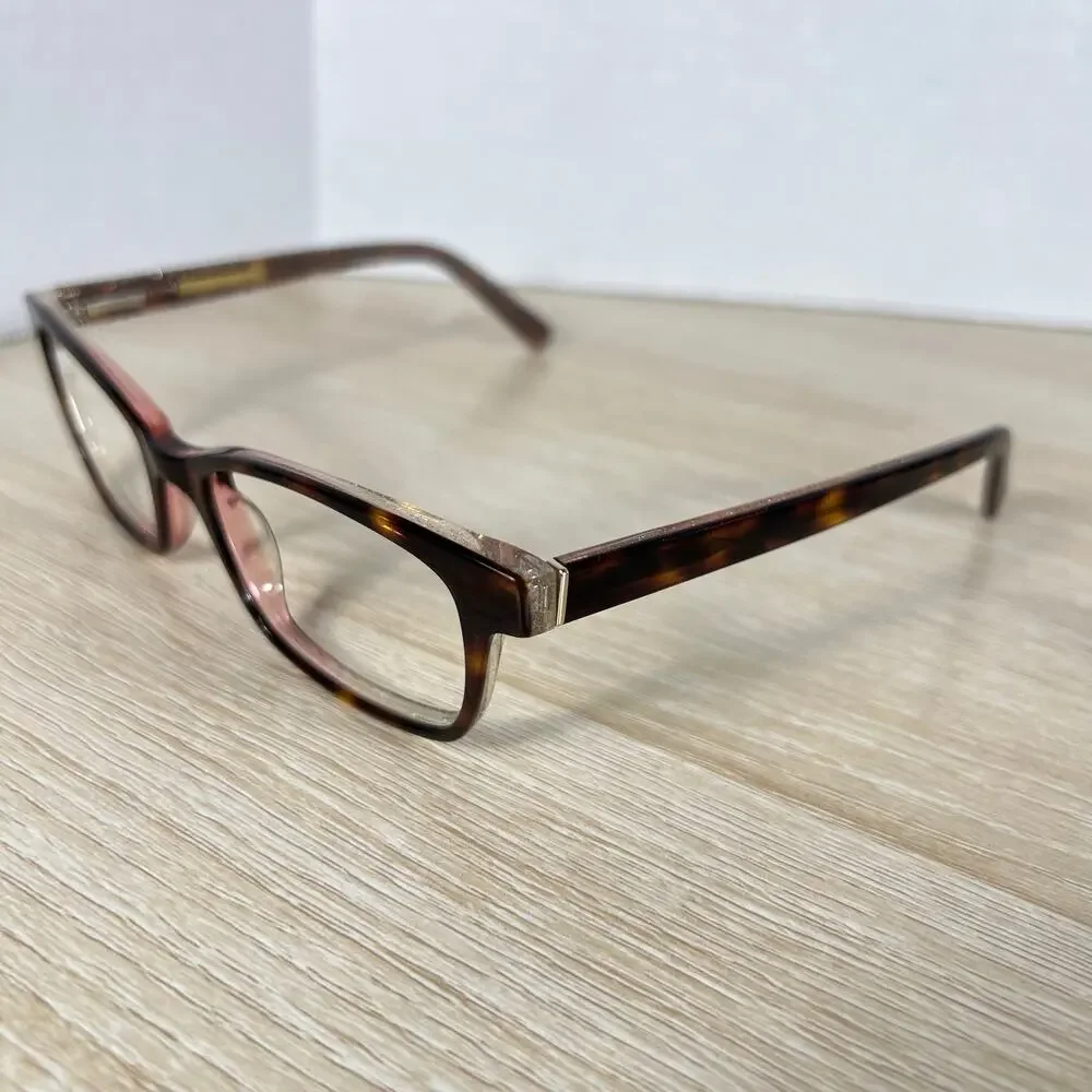 Christian Siriano TPNKG Eyeglasses Tortoise Frames Only 52-19-140 Excellent Cond